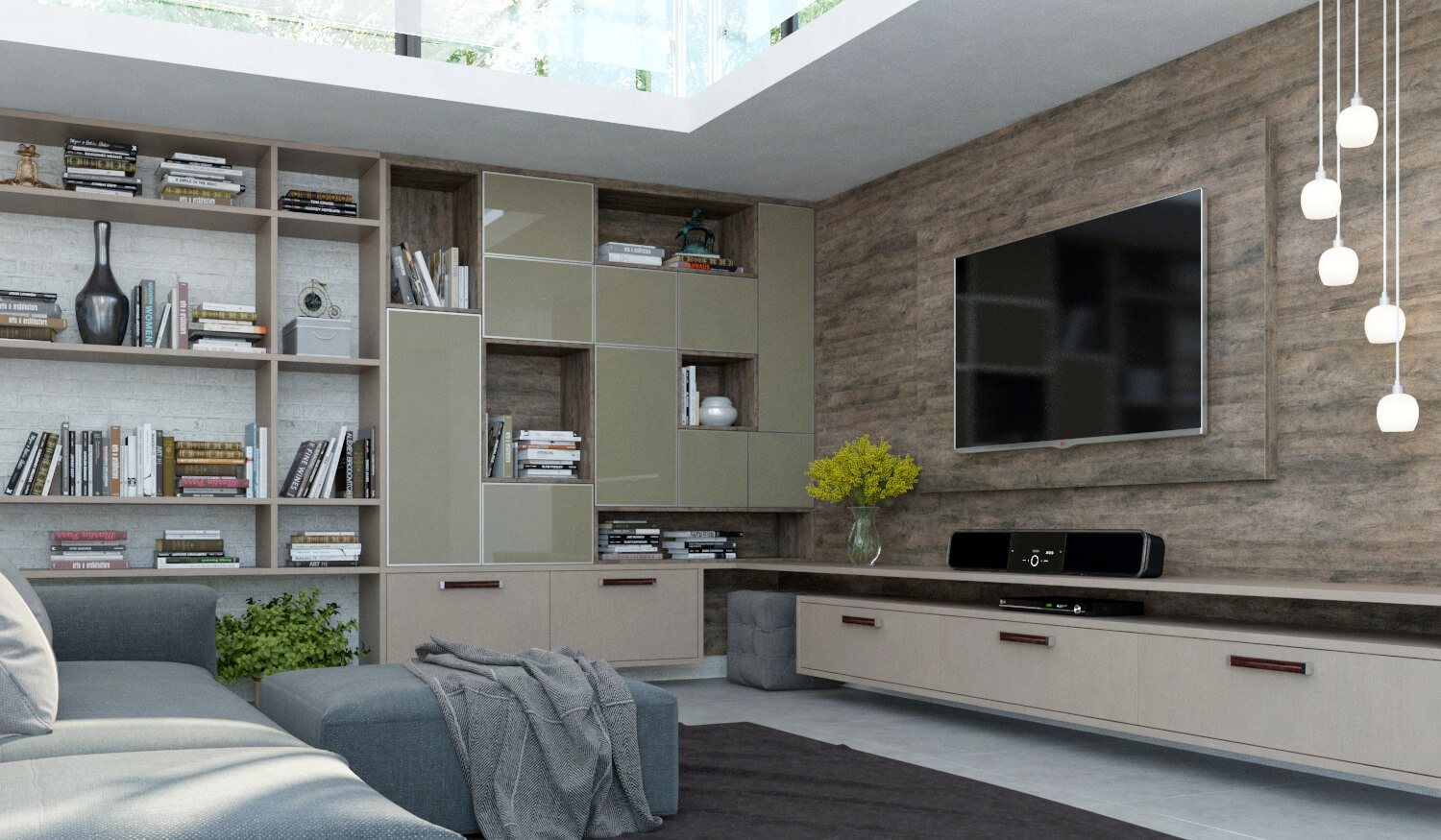 Home Theater Planejado Bartz - Moderno Classico