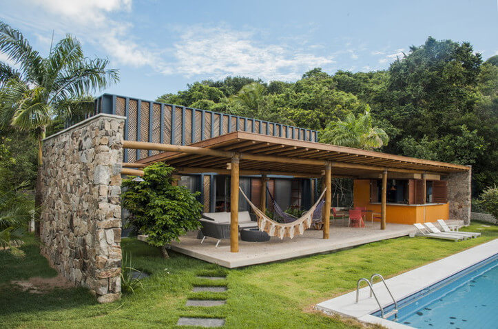 Arquitetura sustentável casa de container