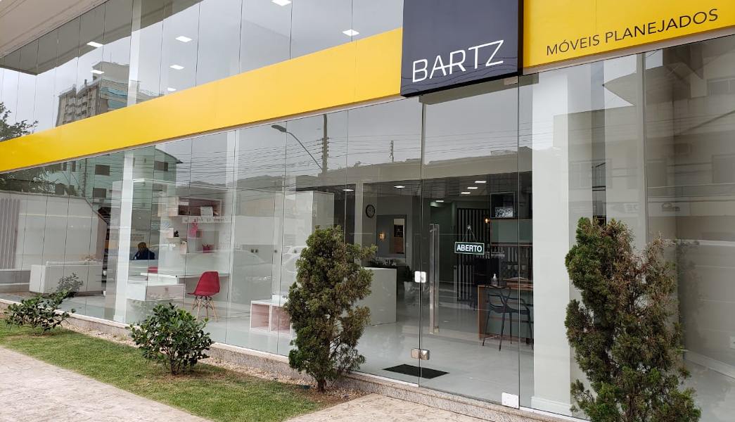 Fachada da Bartz Móveis Itajaí