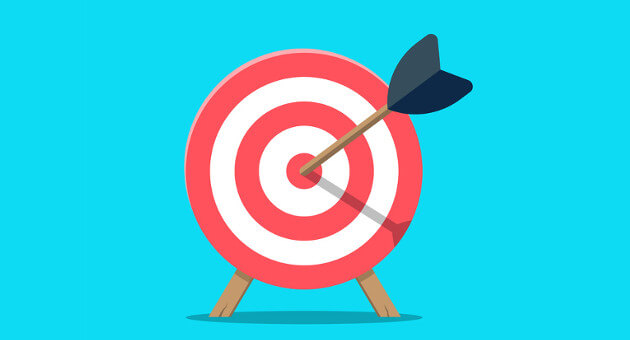 Mercado de Móveis Planejados - Imagem de um alvo com uma flecha cravada no centro