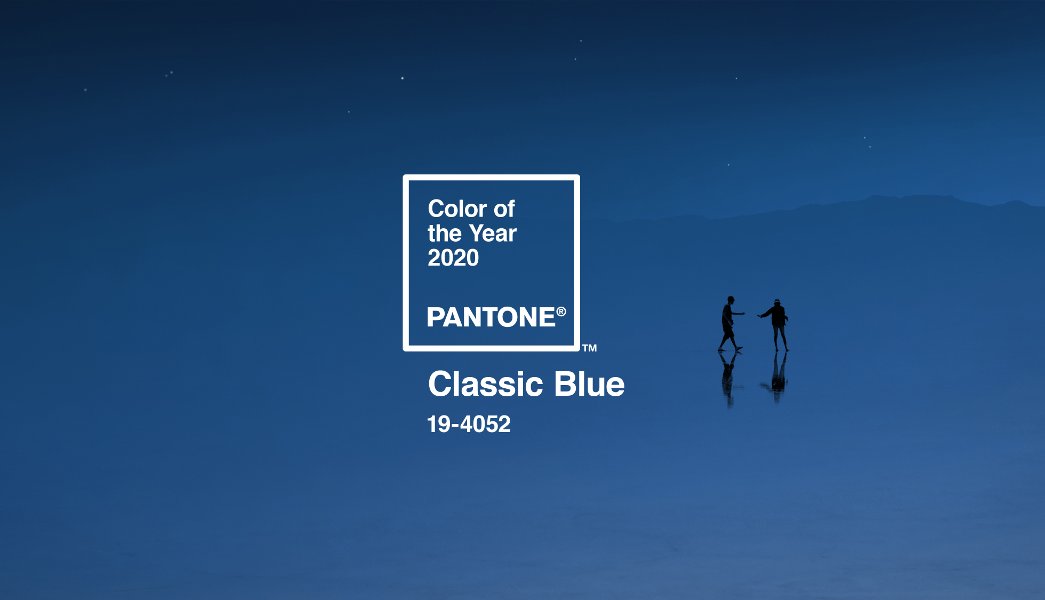 Pantone 2020 cor Classic blue